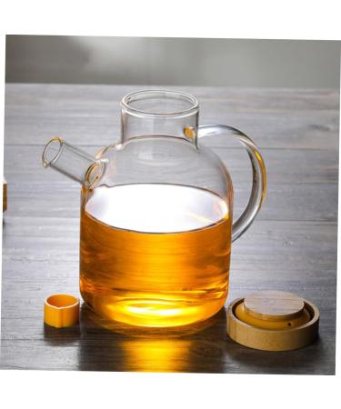 MAGICLULU Glass Container with Lid Oil Storage Can Grease Container Glass Terrarium with Lid Olive Oil Bottle Dispenser Glass Containers with Lids Oil Dispenser High Borosilicate Ceramics medium As Shown - Buy Online on GoSupps.com