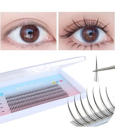 False Eyelashes Individual Lashes 8/9/10/11/12mm Single Cluster Eyelash Extension Supplies Eyelashes Natural Look Manga Lashes Health Fake Wispies Eyelashes Anime Fairy Bottom Lashes Black By JINGRT