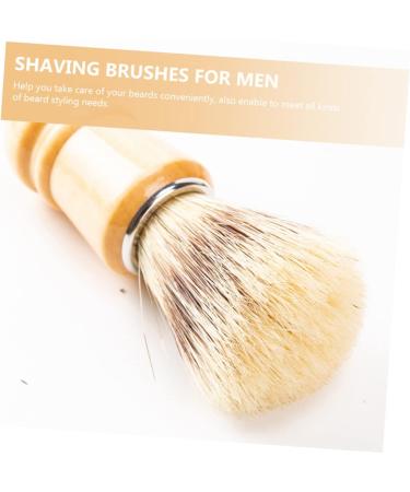 Doitool 2-Piece Bartbrush Razor Set | Men's Travel Grooming Gifts | Badger Hair Brush & Wooden Handle - Perfect for Father's Day - Buy Online on GoSupps.com