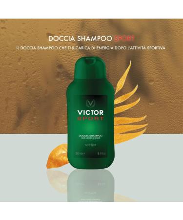  Victor Manuelle Victor Sport Shower Shampoo - 250 ml - Buy Online on GoSupps.com