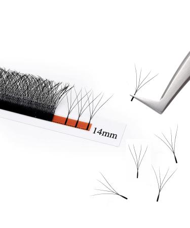 Volume Eyelash Extensions - 4D Self-Fan Lashes | 0.07mm DCURL Mix 8-14mm | Gemerry 4DLASH - Buy Online on GoSupps.com