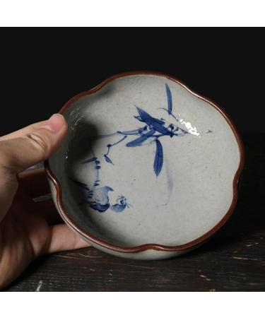 Fruit Bowl Snack Containers Hand Drawn Dipping Dishes Japanese Style Ceramic Seasoning Plate Vinegar Kitchen Dipping Bowl Appetizer Sushi Serving Plate Breakfast Bowls (Color : D) (G) - Buy Online on GoSupps.com