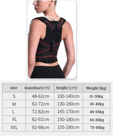 Posture Corrector for Women & Men Full Back & Shoulder Posture Support Brace Adjustable Posture Trainer Brace Spinal Support - Buy Online on GoSupps.com