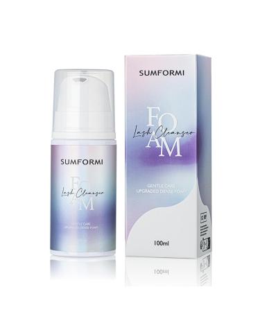 Eyelash extension shampoo & brush eyelash shampoo foaming cleaner for professional salons and home care washing for extensions and natural eyelashes 100ml