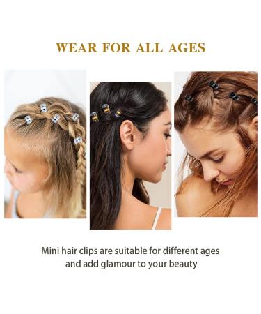 36 PCS Mini Hair Claw Clips for Women - 0.6 Inch Plastic Hair Jaw Clips for Styling Long Hair - Perfect Hair Accessories for Girls - Black Brown Clear - Buy Online on GoSupps.com