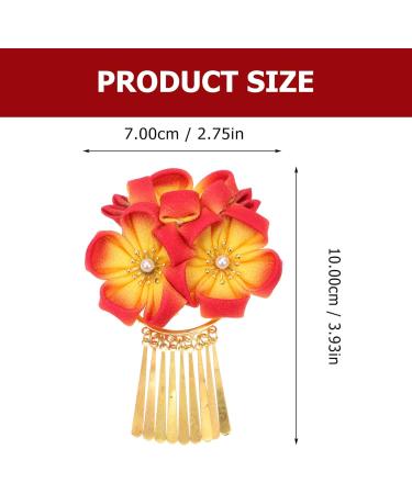 Beaupretty Kimono Headgear Accesorios Para Mujer Japanese Kimono Hair Claw Clips for Women Floral Headwear Wedding Hair Accessories for Women Retro Dresses Miss Iron Chinese Style Side Clip - Buy Online on GoSupps.com