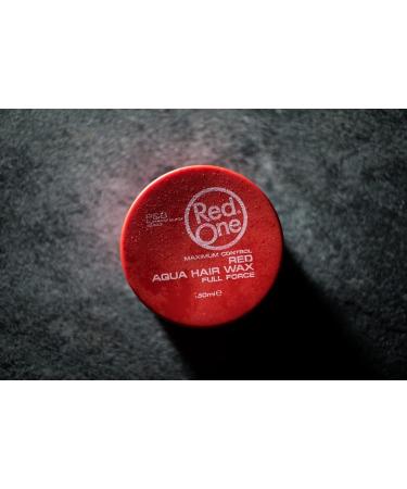 Redone Aquatic Hair Wax Red 150ml | Ultra Control Edge Control | Strawberry Fragrance | 6-Pack for Men & Women - Buy Online on GoSupps.com