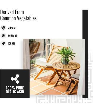 Real Milk Paint Oxalic Acid Wood Bleach - 16 oz | Stain & Iron Remover for Wood - Buy Online on GoSupps.com