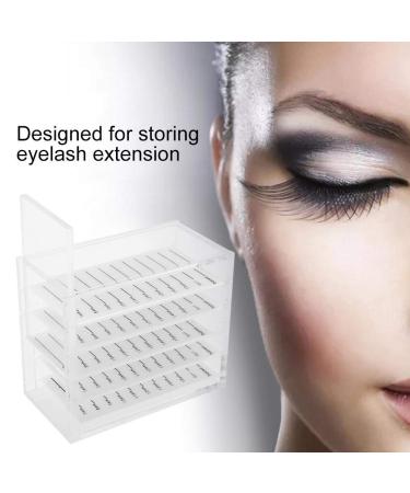 Premium 5-Layer Eyelash Storage Box | Clear False Eyelash Organizer & Makeup Display for Extensions - Buy Online on GoSupps.com