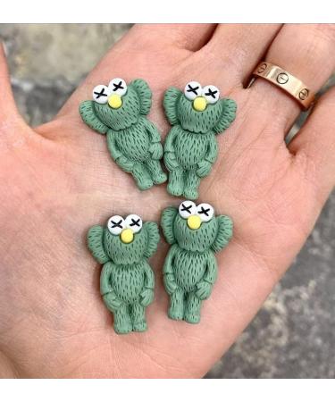 KAWS Nail Charms 4pcs - Mixed Green Pink | Add a touch of art to your nails - Buy Online on GoSupps.com