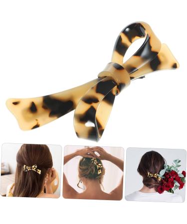FRCOLOR Hairpin Acetate Hair Barrettes Tortoise Shell Hair Barrette Ponytail Holder Barrettes Automatic Hair Clip Hair Automatic Clasps Hair Grips Metal South Korea Dense Miss - Buy Online on GoSupps.com