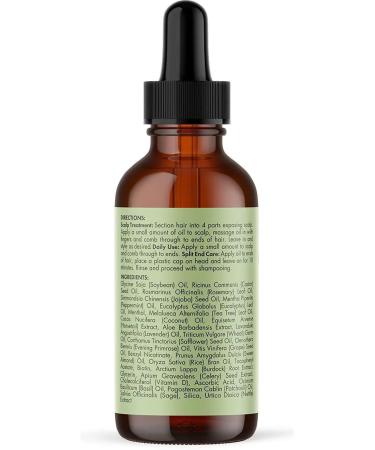 Hair and Scalp Rosemary Oil by The Beauty Centre | Strengthening & Nourishing Biotin Infused Oil | Natural Growth Serum For Eyebrow Hair Growth 100% Natural | For Damaged Hair | 2oz 60ml - Buy Online on GoSupps.com