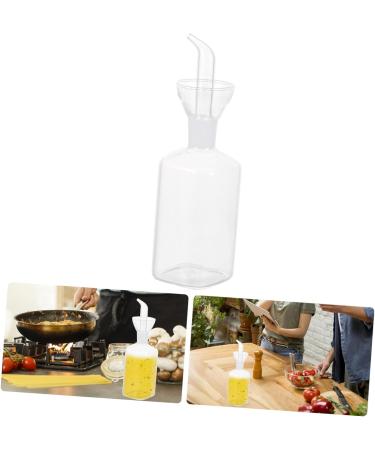 ABOOFAN Glass Containers 1pc Glass Oil Bottle Oil Filter Pot Liquid Kitchen Oil Dispenser 16.5X5.5CM Transparent - Buy Online on GoSupps.com