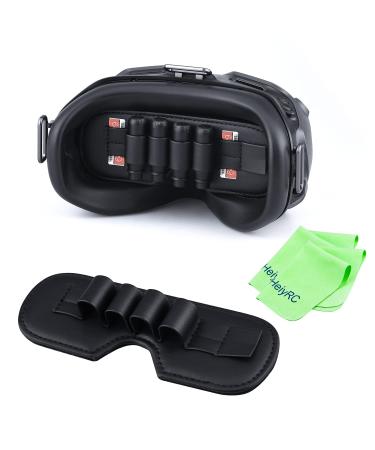 HeiyRC Lens Protection Cover for DJI FPV Goggles V2 Sun Shade Prevent Sunshine Light Proof Accessory Antenna Storage Holder SD Card Store Mat