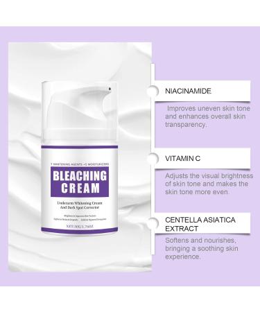 Rubu22a Removes Dark Spots for Body Skin Whitening Cream with Vitamin C for Intimate Zone Skin Lightening Cream Correction for Armpits Knees Elbows Inner Thighs and Bikini Zone 50 50g - Buy Online on GoSupps.com