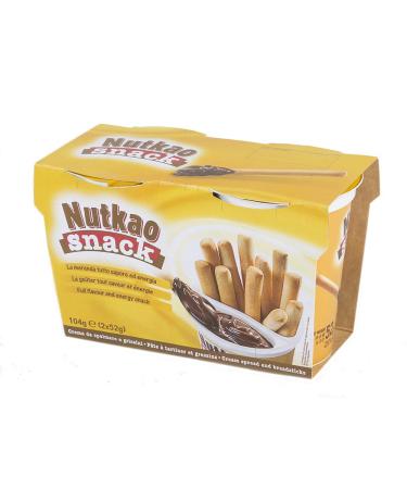 Nutkao Pack of 8 packs of 2 Chocolate & Cranberry Cream Snacks