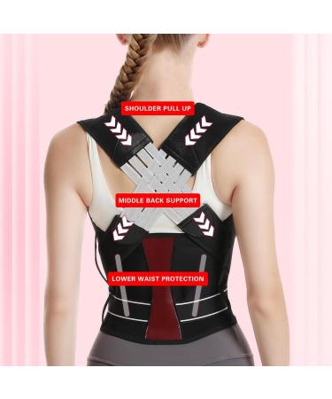 Adjustable Back Support Bandage & Posture Corrector Belt - Unisex Camelback Straightener for Improved Posture & Relief - Buy Online on GoSupps.com