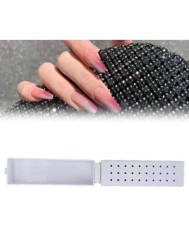 BestAlice Nail Drill Bits Holder 30 Holes Dustproof Stand Displayer Organizer Container for Nails Nail Drill Tools Container Manicure Tools for Home Use Nail Salon - Buy Online on GoSupps.com