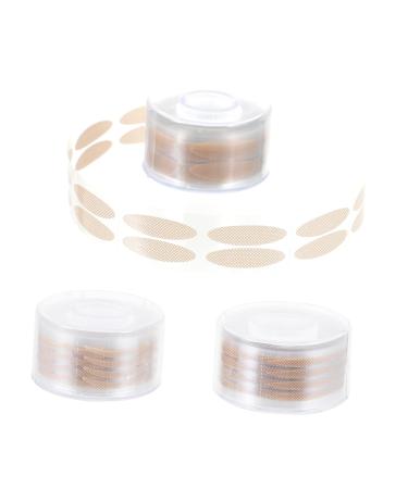 Outanaya 3 Rolls Reel Double Eyelid Stickers Invisible Mesh Tape Double Eyelid Tapes Cylinder Beauty Stickers