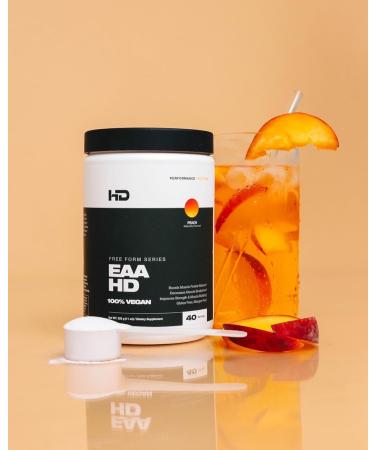 HD MUSCLE EaaHD Essential Amino Acid Powder | 5g Amino9 Blend with All 9 Essential Amino Acids EAAs | Boost Performance & Increase Recovery | Vegan Gluten Free | 40 Servings (Peach) Peach 40 Servings - Buy Online on GoSupps.com
