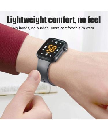 Ysoom Boys LED Sports Watch | Waterproof Digital Watch for Kids | Square Touchscreen Children's Electronic Watch in Blue - Buy Online on GoSupps.com