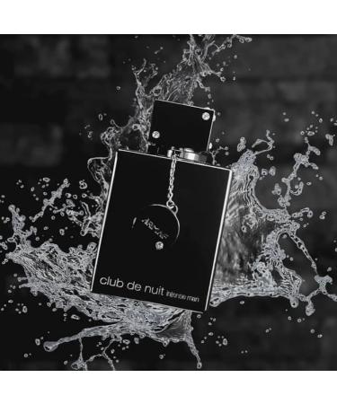 Bundle of ARMAF Club De Nuit Intense Man 3.6oz Eau de Toilette with 5ml Portable Refillable Atomizer and Refillable Car Freshener in a Satin Gift Bag - Buy Online on GoSupps.com