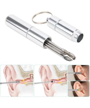 Tgoon Ear Wax Spoon - Portable Stainless Steel Ear Pick for Earwax Removal | Vintage Design | Keychain Hanging | 10x2x2 Curette - Buy Online on GoSupps.com
