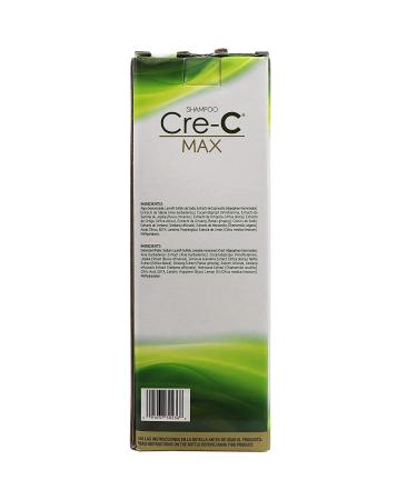 Cre-C Max Cleansing and Strengthening Shampoo for Hair Loss Prevention - 8.46 FL Oz Bottle - Buy Online on GoSupps.com