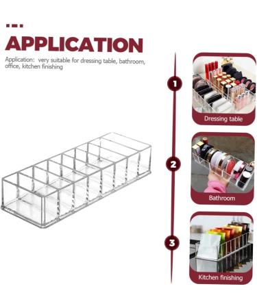 SKISUNO Makeup Organzier Box Makeup Storage Box Multifunction Display Stand Makeup Eyeshadow - Buy Online on GoSupps.com