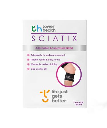 Sciatix - Instant Sciatica Relief |Helps Relieve Back Pain and Sciatic Pain (Sciatica) by Acupressure Compression Relief Calf WRAP. Class I Medical Device - Buy Online on GoSupps.com