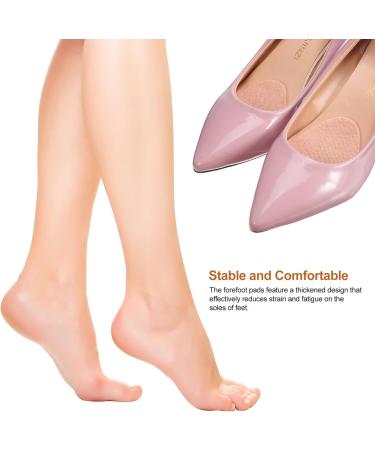 FOMIYES 10 Pairs High Heel Cushion Inserts Forefoot Pads & Anti-Slip Insoles for Women | Premium Metatarsal Comfort - Buy Online on GoSupps.com