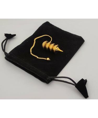 Sharvgun Osiris Brass Pendulum - Healing Dowsing Pendant for Spiritual Answers & Divination | Metaphysical Tools - Buy Online on GoSupps.com