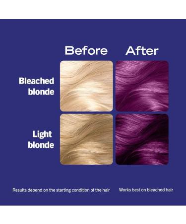Schwarzkopf Ultra Brights Purple Punk 094 - Vibrant Semi-Permanent Hair Dye | Lasts up to 15 Washes | 1 Count - Buy Online on GoSupps.com