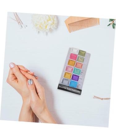  Anneome Anneome 1 Box Pearl Pigment Solid Cosmetic Quality Mica Powder Nail Decoration Eyeshadow Pigment for Nail Art Decor Nail Art Flash Pigment Powder - Buy Online on GoSupps.com