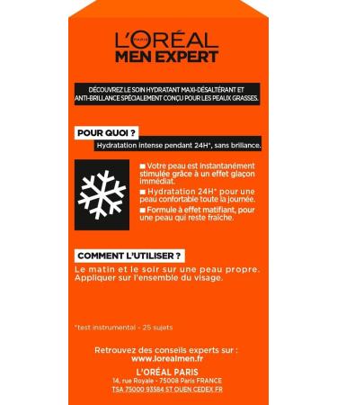 L 'Oreal Paris Gel Hydratant d salt rant Men Expert 50 ml - Buy Online on GoSupps.com