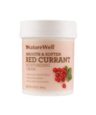 NATURE WELL Red Currant Smooth & Soften Moisturizing Cream For Face  Body  & Hands  Infused With Natural Oils & Extracts  Restores Skin Moisture Barrier  16 Oz. 16 Ounce (Pack of 1)