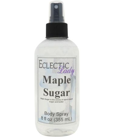 Maple Sugar Body Spray 8 ounces Body Mist for Women with Clean Light & Gentle Fragrance Long Lasting Perfume with Comforting Scent for Men & Women Cologne with Soft Subtle Aroma For Daily Use 8 Fluid Ounces