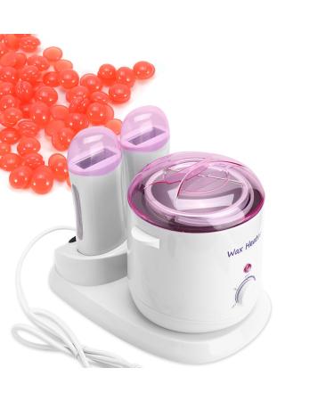 3 In 1 wax warmer 800ml temperature control hair removal wax heating professional waxed heater wax set for depilation of legs and body (EU)