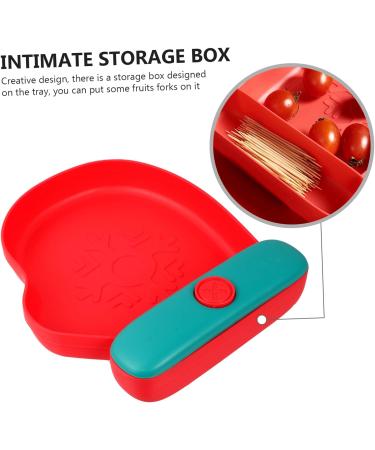 Zerodeko Decorative Dinnerware 1pc Christmas Glove Plate Gloves Flatware Dried Fruit Tray Fruit Plates Storage Basin Child Food 21x17cm Red - Buy Online on GoSupps.com