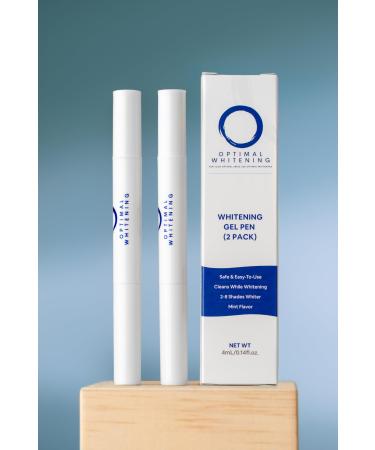 Teeth Whitening Pens for Fast Touch-Ups Portable Gel Applicator Brightens Smile 2-8 Shades Gentle Non-Sensitive Formula