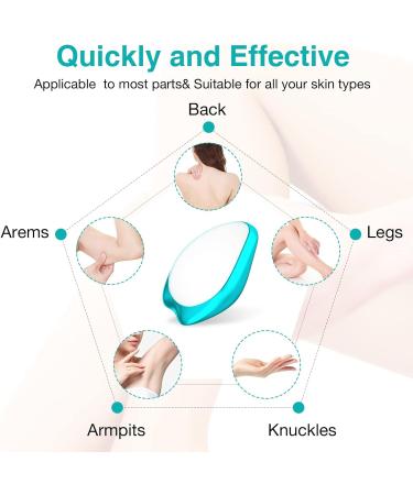 AnjoCare Crystal Hair Eraser: Painless Hair Remover & Exfoliation Tool for Women/Men - Buy Online on GoSupps.com