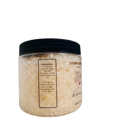 Organic Bath Salts With Essential Oils and Sea Salt (Vanilla -Citrus) Vanilla Citris - Buy Online on GoSupps.com
