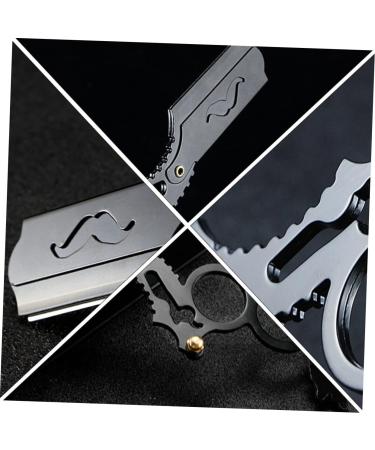 Buy Minkissy Double Ring Manual Foldable Hairdresser Razor Holder - Ultimate Men's Beard Razor for Precision Grooming - Buy Online on GoSupps.com