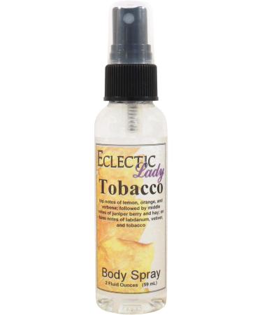 Tobacco Body Spray 2 ounces Body Mist for Women with Clean Light & Gentle Fragrance Long Lasting Perfume with Comforting Scent for Men & Women Cologne with Soft Subtle Aroma For Daily Use 2 Fluid Ounces