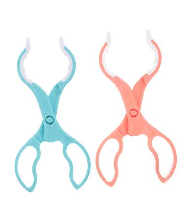 Abaodam 6 Pcs Bottle Clip Bottle Tongs Pacifier Clip Clamps Ice Cube Clip Iron on Patches Clampe Anti- Scald Clip Holder Feeding Bottle Tong Hot Pince Pp Wooden Door Bottle Holder