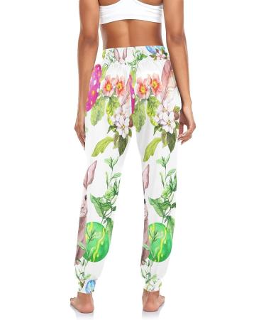 KLL Easter Bunny Women's Sweatpants - Oversized Jogger Pants for Sport, Gym, Club Wear - Large - Buy Online on GoSupps.com
