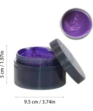Temporary Hair Colour Disposable Hair Dye Water Soluble Hair Wax Color Quick Drying Wash Out Hair Color Multipurpose Temporary Purple Hair Dye for Kids Women Men Use - Buy Online on GoSupps.com