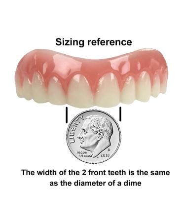 Turcyy Comfort Fit Elastic False Teeth Set - Natural Shade for Confidence - White, 10g, 2 Count - Buy Online on GoSupps.com