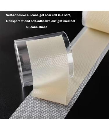 Silicone Scar Sheets 1.6 x 120 Tape Roll | Keloid & Surgical Scar Treatment | Tummy Tucks, C-Section, Burn, Acne, Stretch Marks | Wound Bandages - Buy Online on GoSupps.com