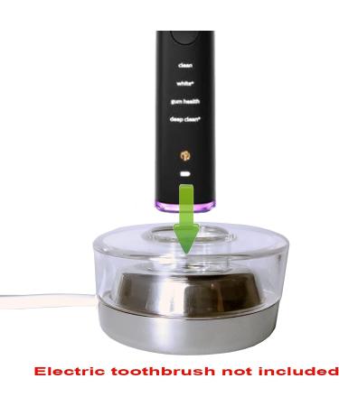 Philip Electric Toothbrush Replacement Charger Base - Silver | Compatible with Smart 9300 9500 9700 - Buy Online on GoSupps.com